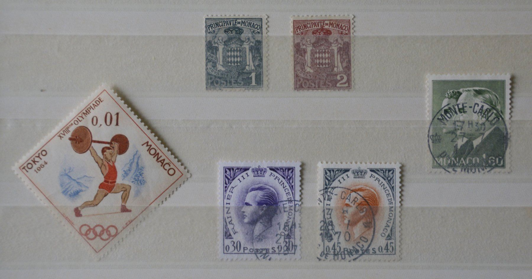 Tutti i francobolli: Briefmarken aus Monaco, gestempelt + ungestempelt/postfrisch – Usato da Niederhasli venduto da Bruredi57