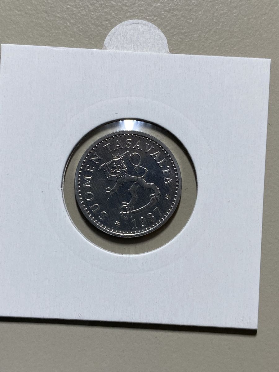 Tutti le monete: Finlande - 10 pennia - 1987 – Usato da Payerne venduto da Mike1682 1