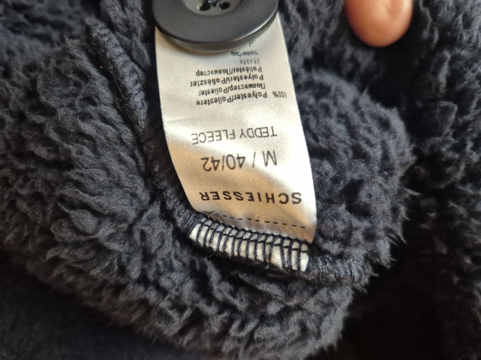 Schiesser Giacche: Teddymantel dunkelblau Schiesser Gr L – Usato da Zürich venduto da Drago670 5