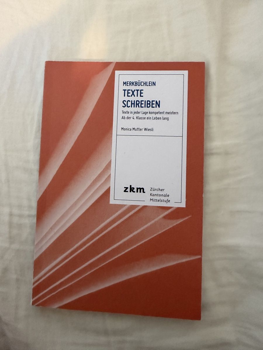Libri: Texte Schreiben Merkbüchlein – Nuovo (secondo la descrizione) da Uster venduto da oranger_pulli