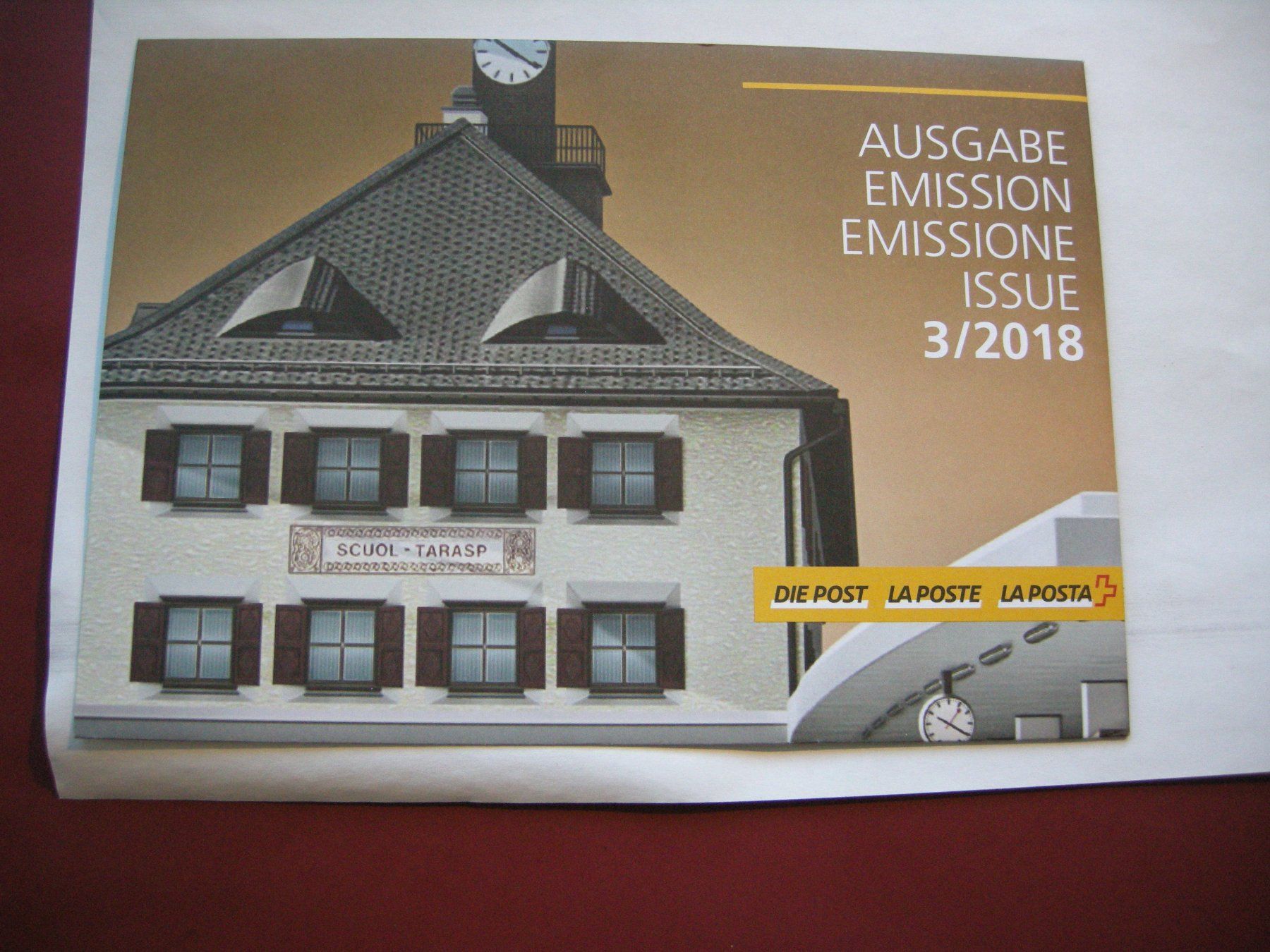 Alle Briefmarken: 2018 EMISSION 3, 4er BLOCKA POSTFRISCH, FRANKATUR, postpreis – Gebraucht aus Rüti ZH von jupi1945 4