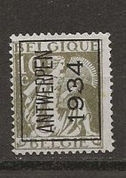 Anvers Préoblitéré 1934