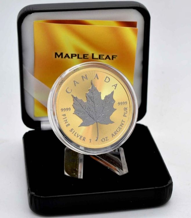 1 oz Silber Maple Leaf 2024 Space Gold Edition Kaufen auf Ricardo