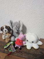 Spielzeug - Stofftier Elefant, Hund, Schlange, Löwe, Drache