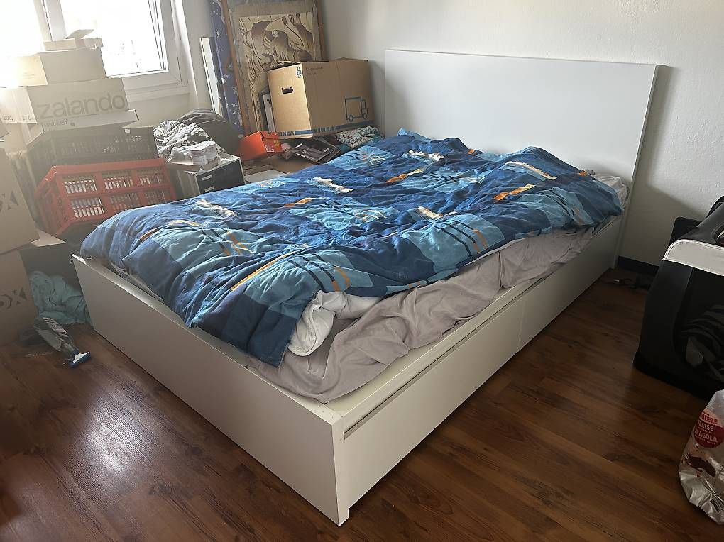 Betten: Ikea bett weiss – Gebraucht aus Arbon von nathalie.18