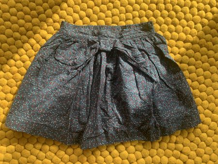Jupe Cyrillus à motifs bleu marine taille 140 cm