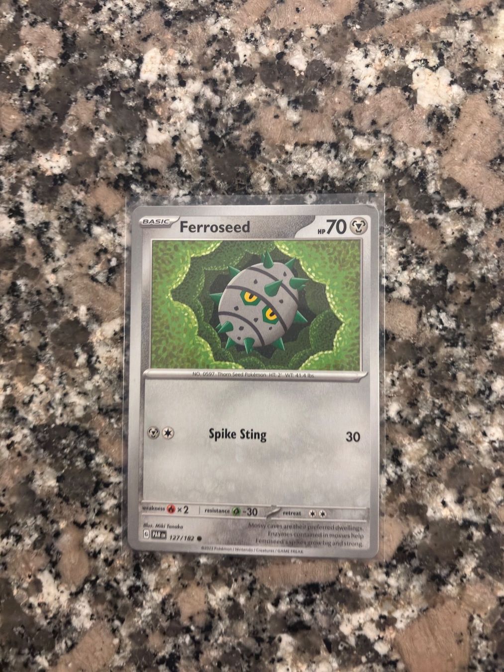 Pokémon Carte collezionabili: Pokemon Ferroseed PAR EN – Usato da Frutigen venduto da swissTCGworld