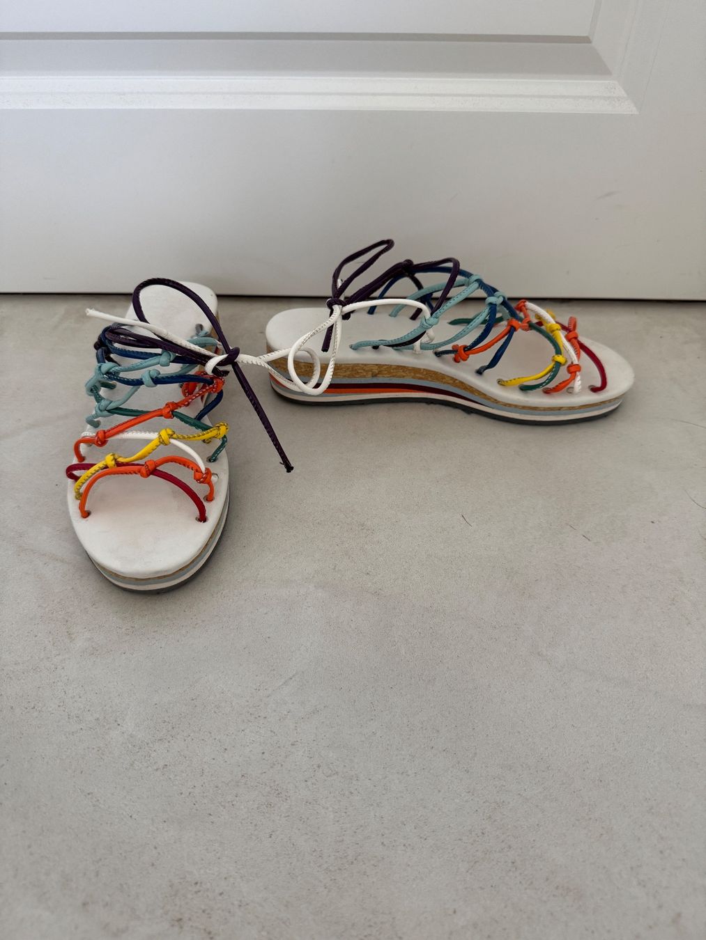 Scarpe da donna: Belles sandales multicolores – Usato da giffers venduto da sev_c9x9 2