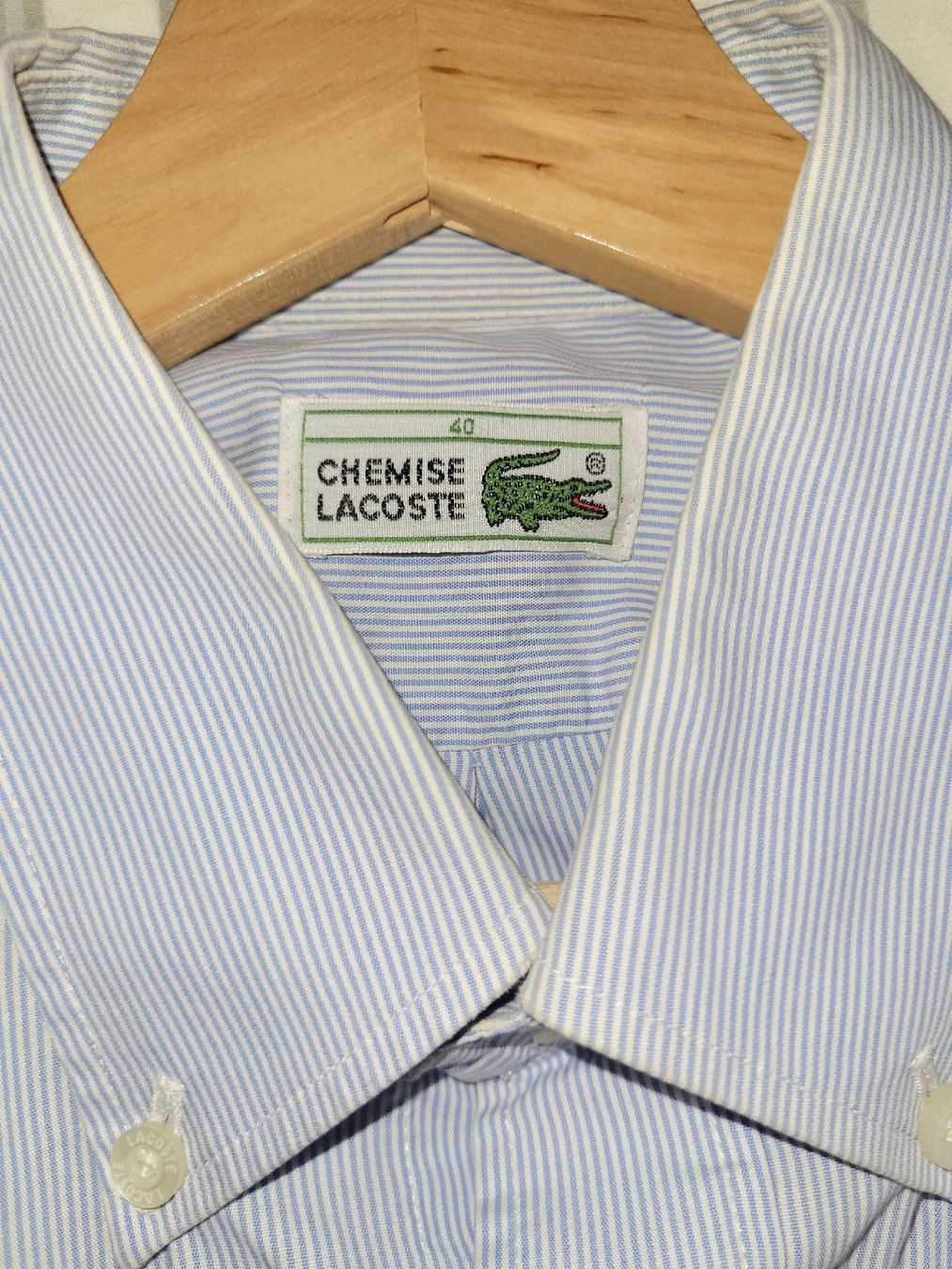 Lacoste Chemises: LACOSTE Button Down Hemd Gr. 40 – D'occasion à Zürich par mer_6tqg 3