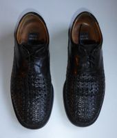 Fretz Men Sommer Lederschuhe offen Grösse 7.5 schwarz