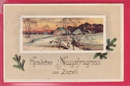 HERZLICHEN NEUJAHRSGRUSS AUS ZUZWIL, 29.12.1911