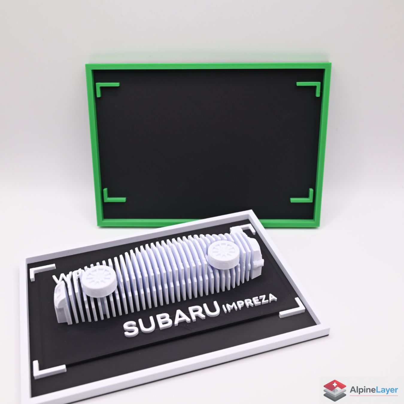 Altro in Decorazioni & Accessori: 3D Printed Sculpture Display Frame White Black – Nuovo (secondo la descrizione) da Losone venduto da AlpineLayer 3