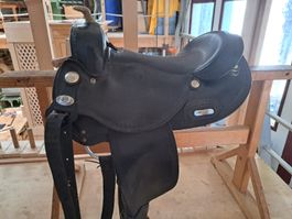 Schwarzer Westersattel von Deuber