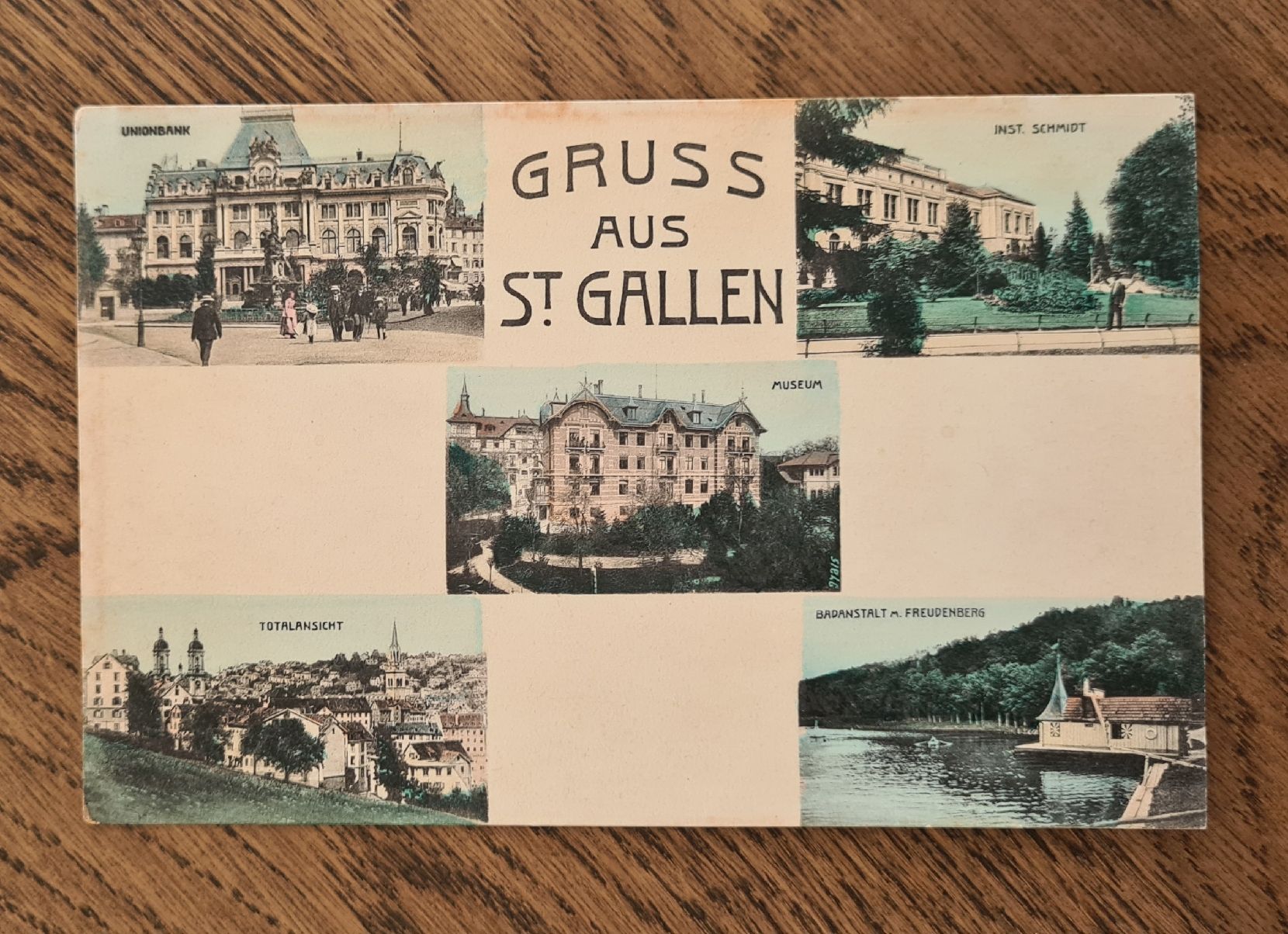 Ansichtskarten: Gruss aus St. Gallen – Gebraucht aus Ebikon von Donar50