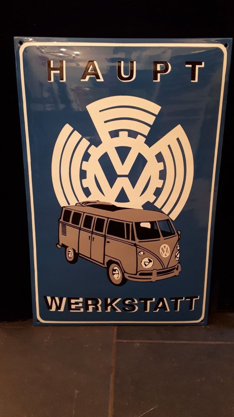 Schilder: Emailschild VW Bulli – Gebraucht aus Zürich von timbuktu03