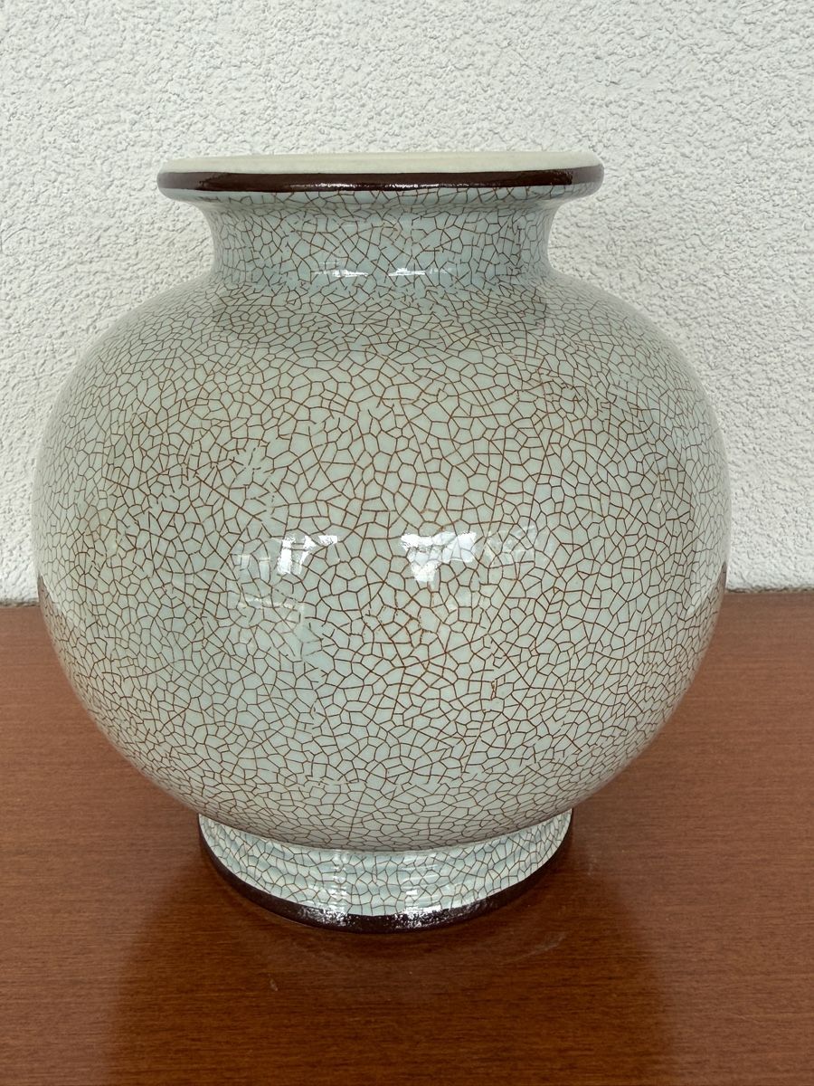 Rosenthal Vasi & Recipienti: Rosenthal Keramik Vase hellblau mit Craquele Optik – Usato da Wettswil venduto da MoeLu
