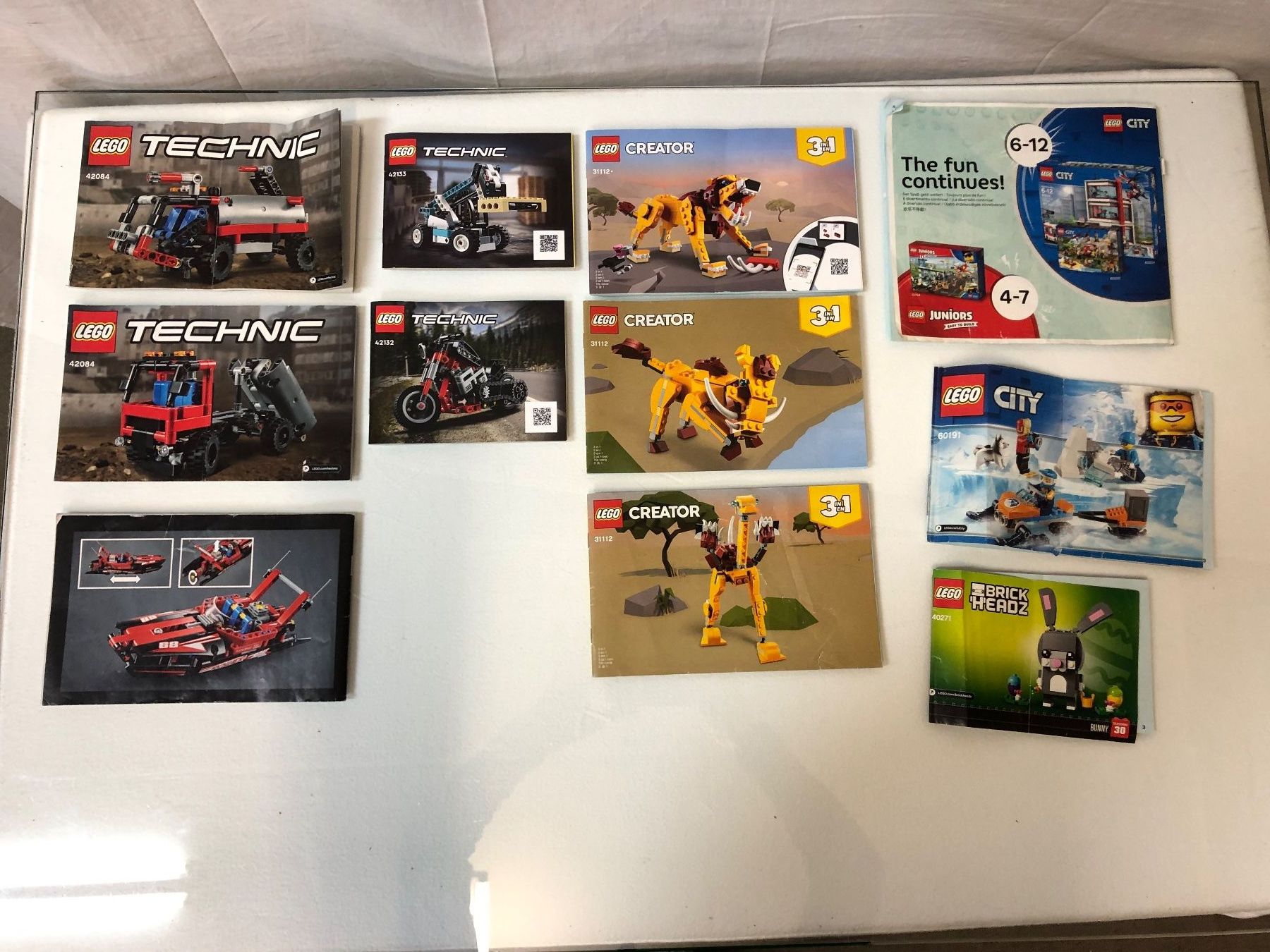 Lego Baukästen: LEGO Diverse Anleitungen 11 Stück – Gebraucht aus Brunnen von Allerwaren