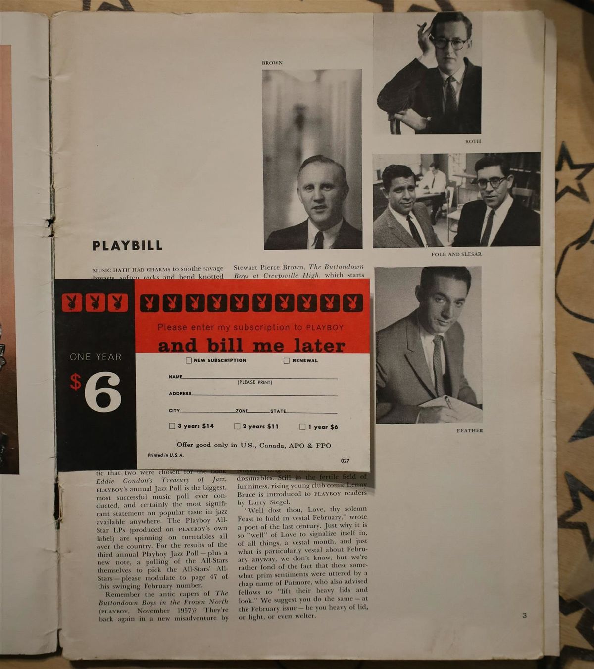 Zeitschriften & Magazine: US PLAYBOY February 1959 – Gebraucht aus Birrwil von brandschatz_birrwil 3