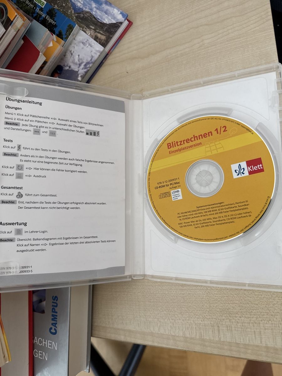 Software: Blitzrechnen 1/2, Das innovative Kopfrechenprogramm – Usato da Biel-Benken BL venduto da Dissae 1