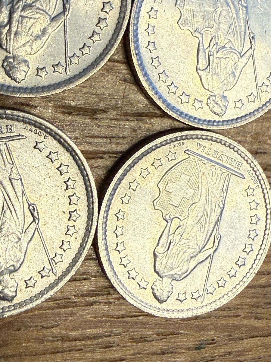 Alle Münzen: 1/2 Franken Silbermünzen 50 Rappen – Neu (gemäss Beschreibung) aus Goldach von Messerguru 5