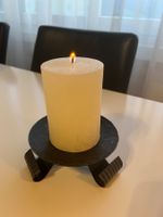 Kerzenhalter aus Metall Schwarz