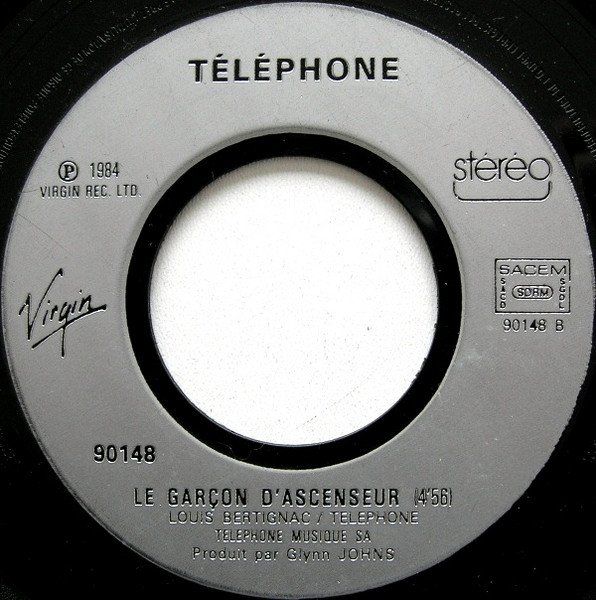 Dischi in vinile: 45 TOURS TELEPHONE - ROCK – Usato da PORRENTRTUY venduto da RABAIS_SPORT 3