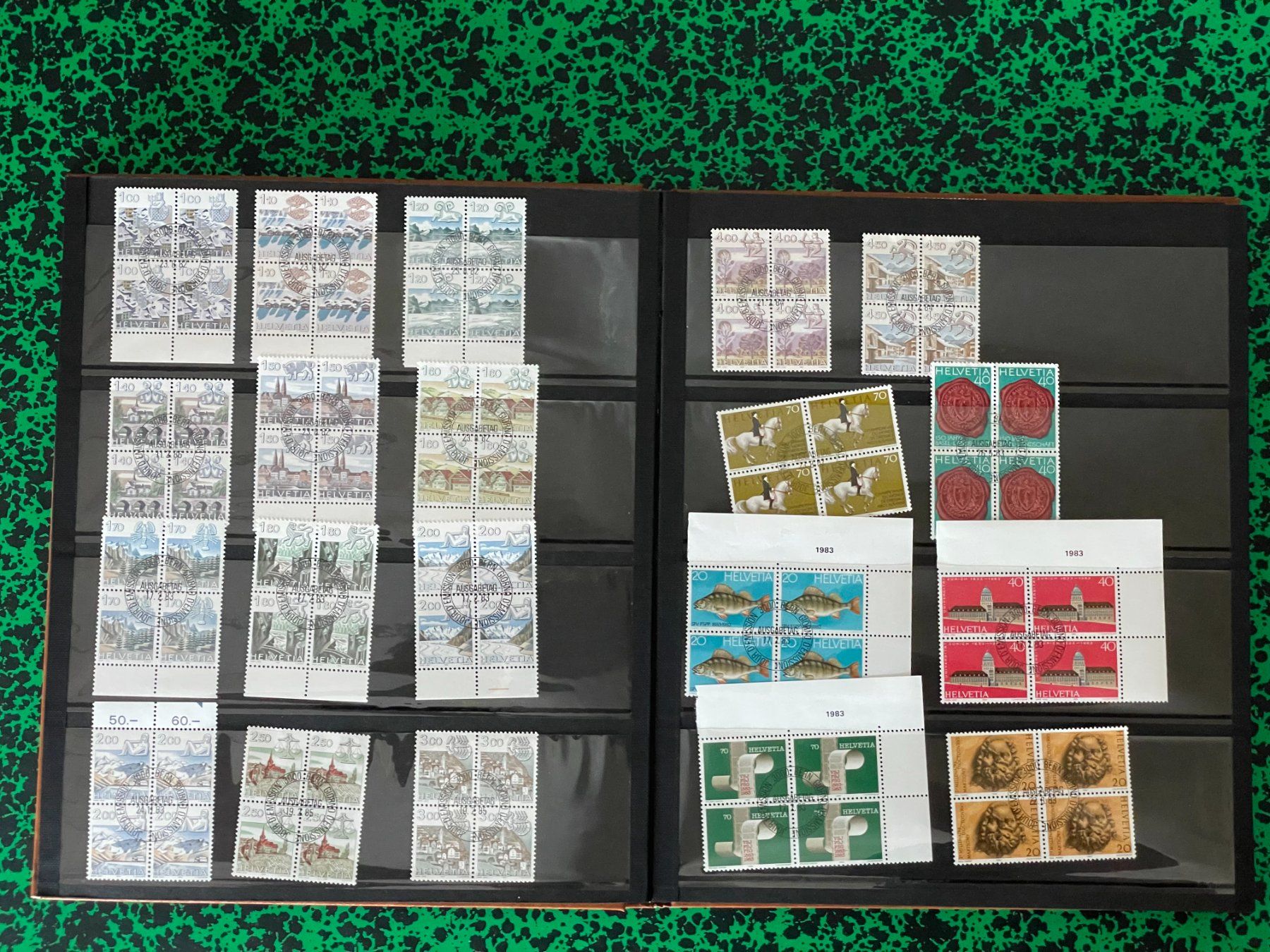 Tous les timbres: Viererblöcke 205 Stück – Neuf (Voir description) à Menzingen par Wlukas 4