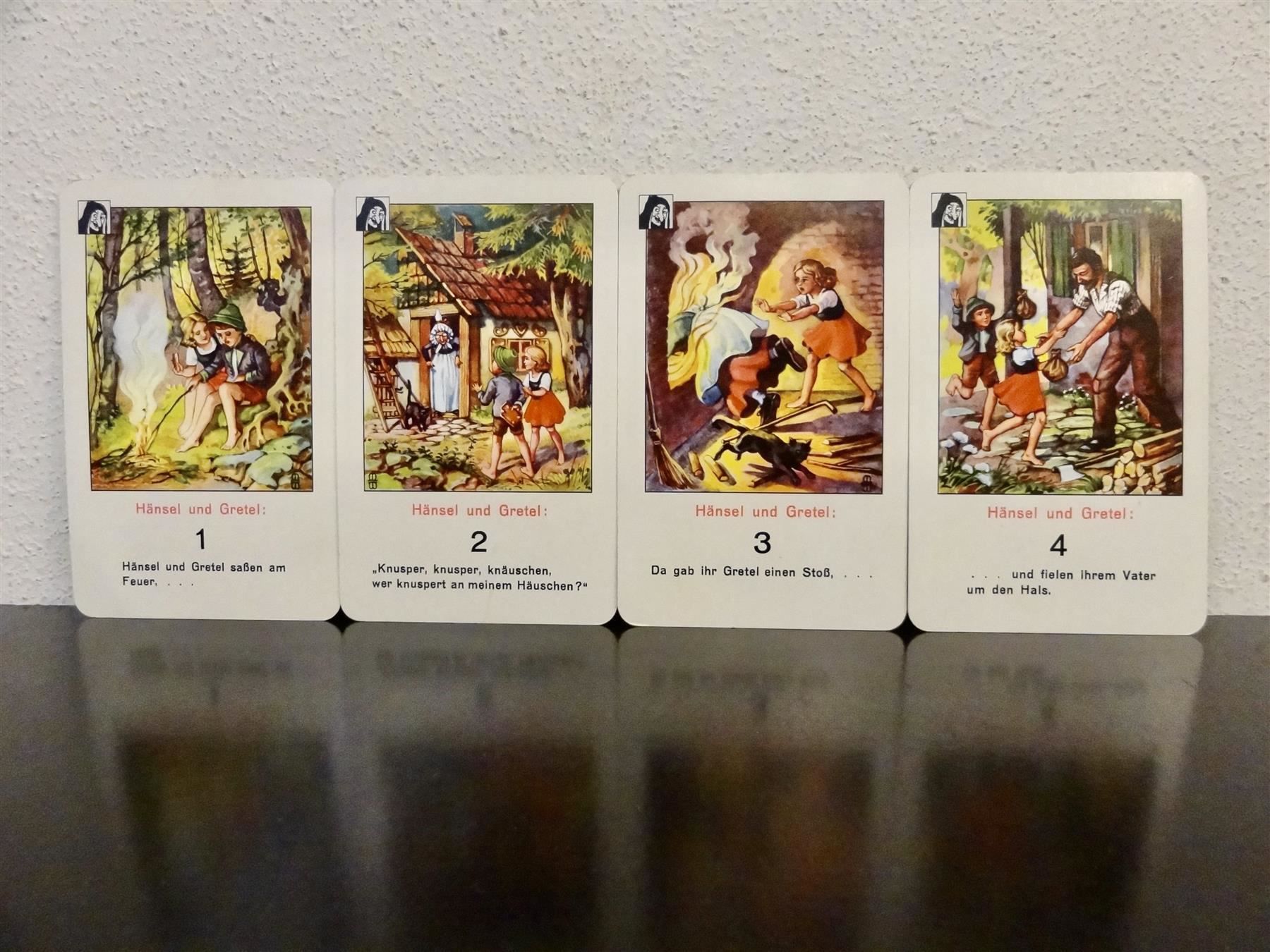 Giochi: schönes altes Quartett MÄRCHEN – Usato da Kerzers venduto da wisaundso 7