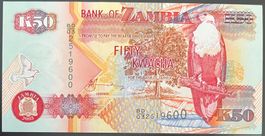 Zambia 50 Kwacha 2003 - non circ./unz