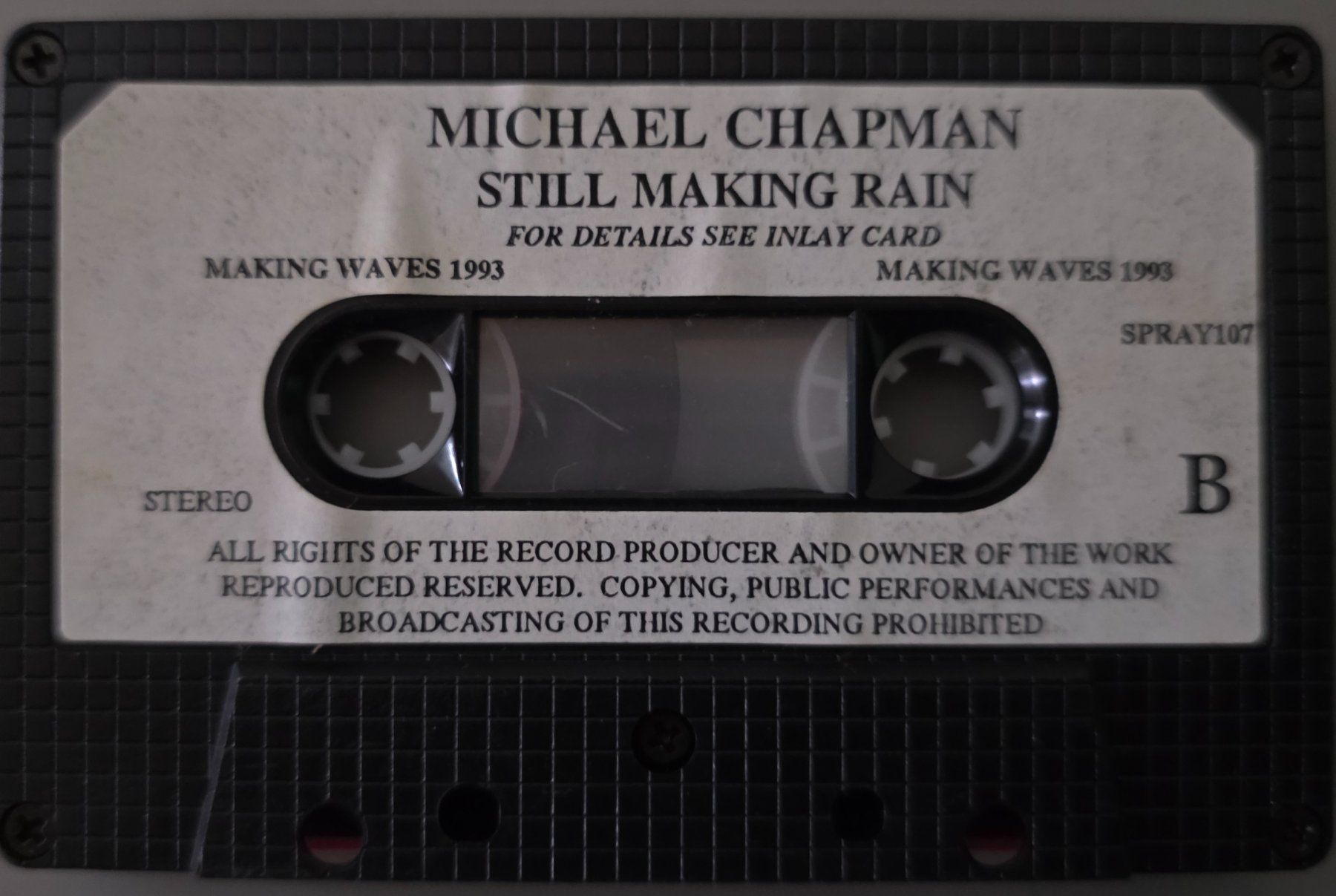 Musicassette: Michael Chapman MC – Still Making Rain – Usato da Root venduto da atelier22 2