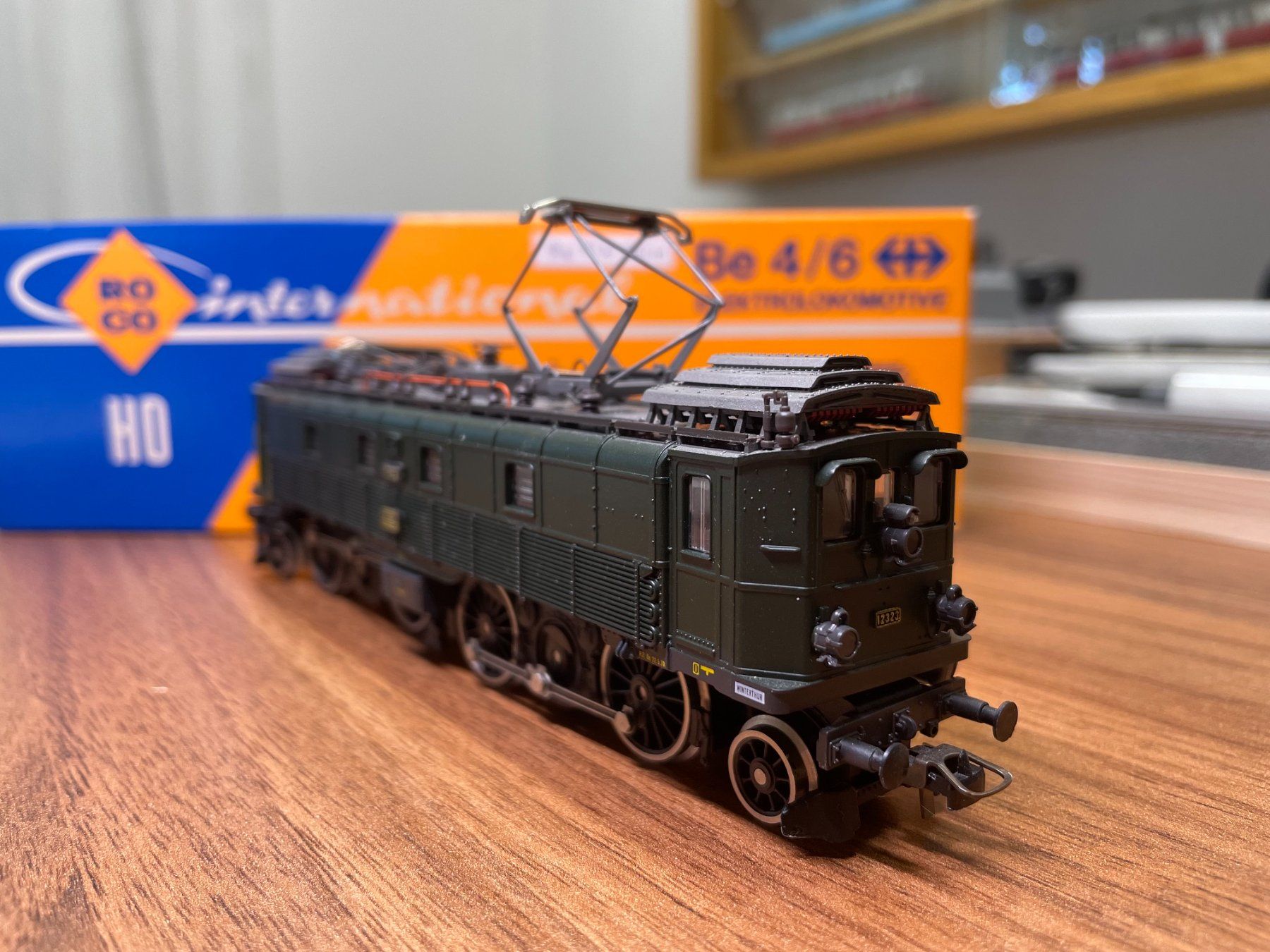 Roco Modellini di ferrovie: Roco SBB Be 4/6 grün in DC analog – Usato da Villmergen venduto da Mfritz 2