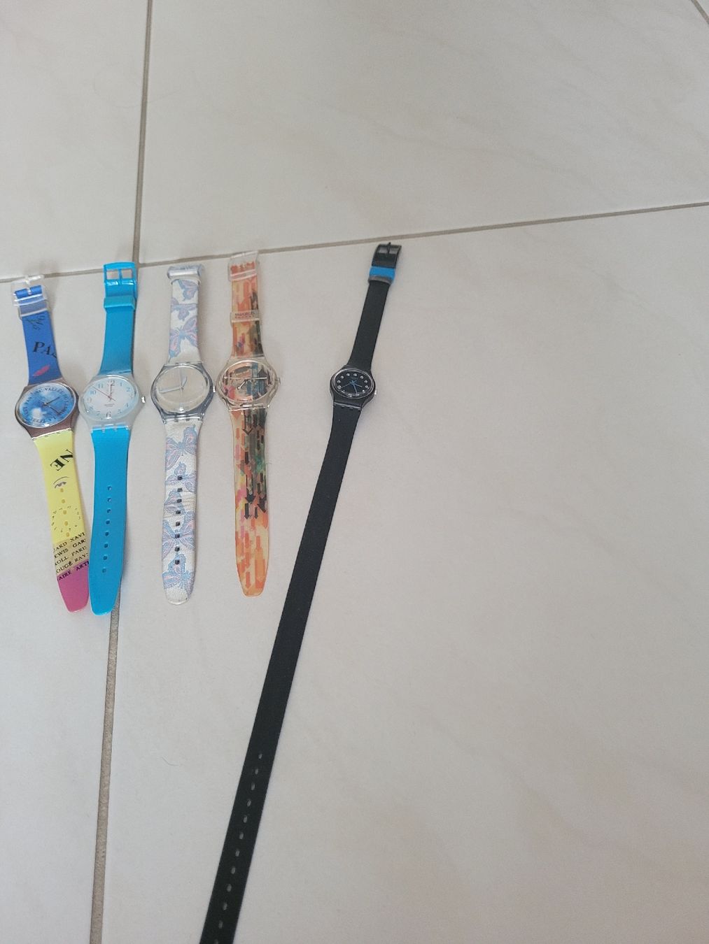 Swatch Orologi: Set 8 Swatch Uhren Set vintage – Usato da Aesch BL venduto da Moni1211