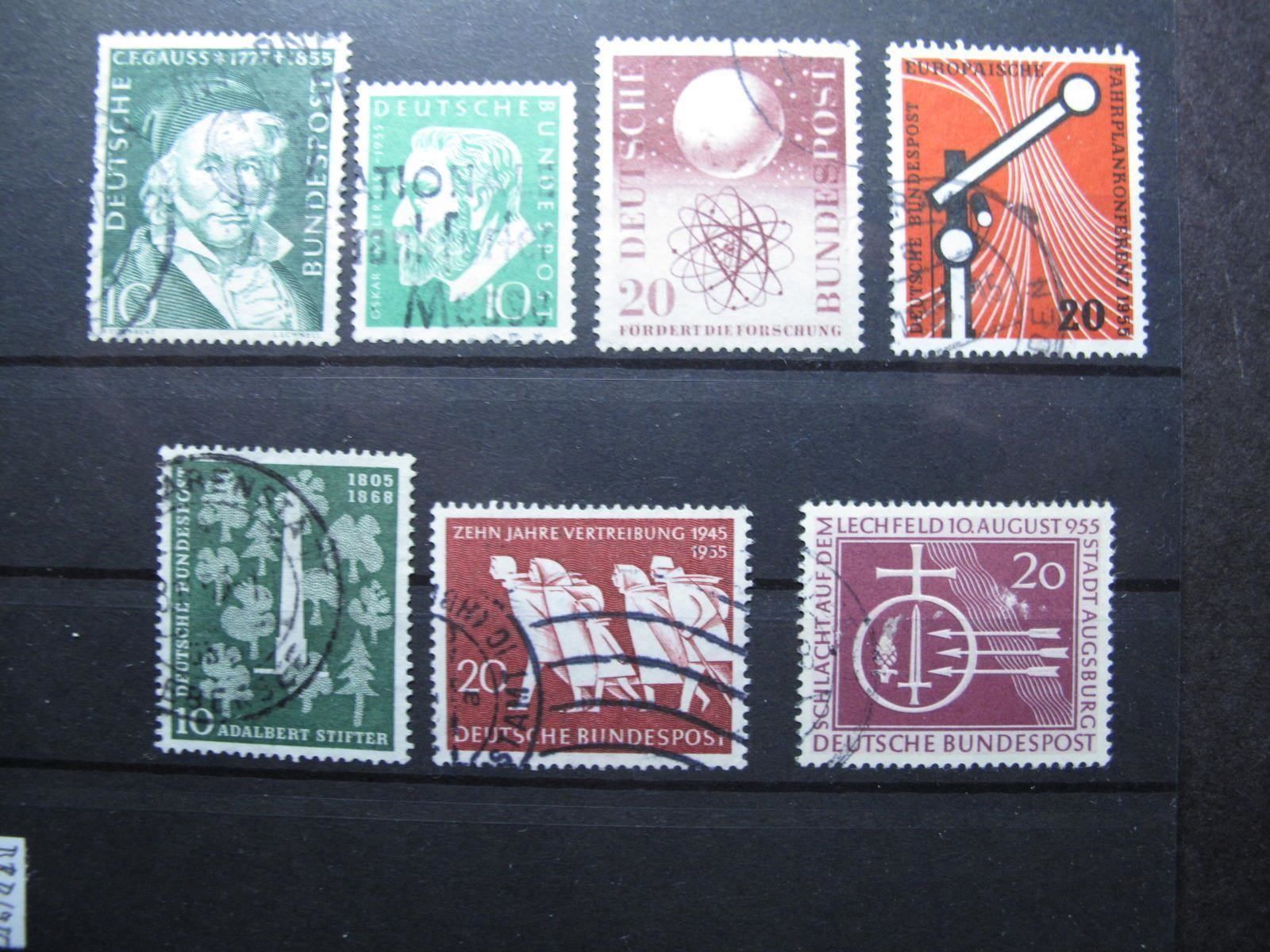 Tutti le monete: BRD 1955 Friedrich Gauss/ Adalbert Stif. – Usato da Wil SG venduto da fva01