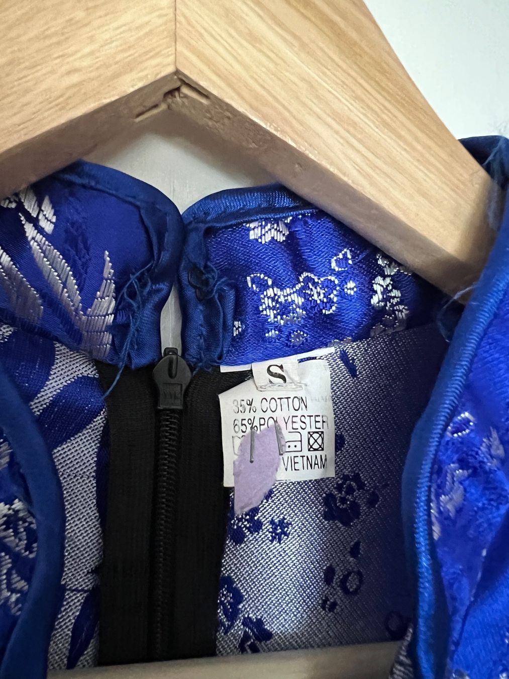 Kleider: Chinesiches Kleid (blau) Rockabilly Grösse S China Kleid – Neu (gemäss Beschreibung) aus ZUFIKON von SULMI01 9