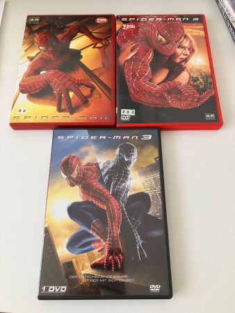 Spiderman 1-3 (DVDs)