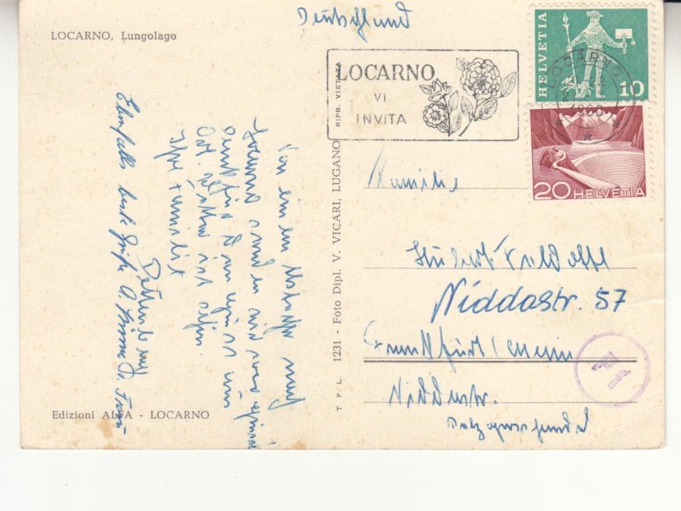 Cartes postales: Locarno 1960 – D'occasion à Bürglen TG par StampGraf 1