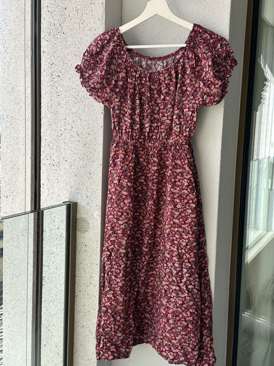 Vestiti: Blumenkleid rot - Grösse M – Usato da Lenzburg venduto da selabella
