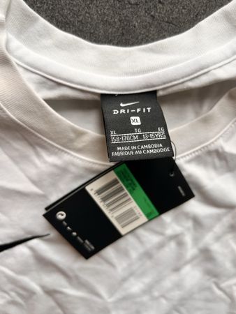 Nike Dri-FIT T-Shirt, Weiss, Grösse XL, Neu mit Etikett!