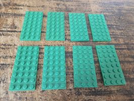 lego 3035 lot de 8 pièces Green Plate      4 x 8