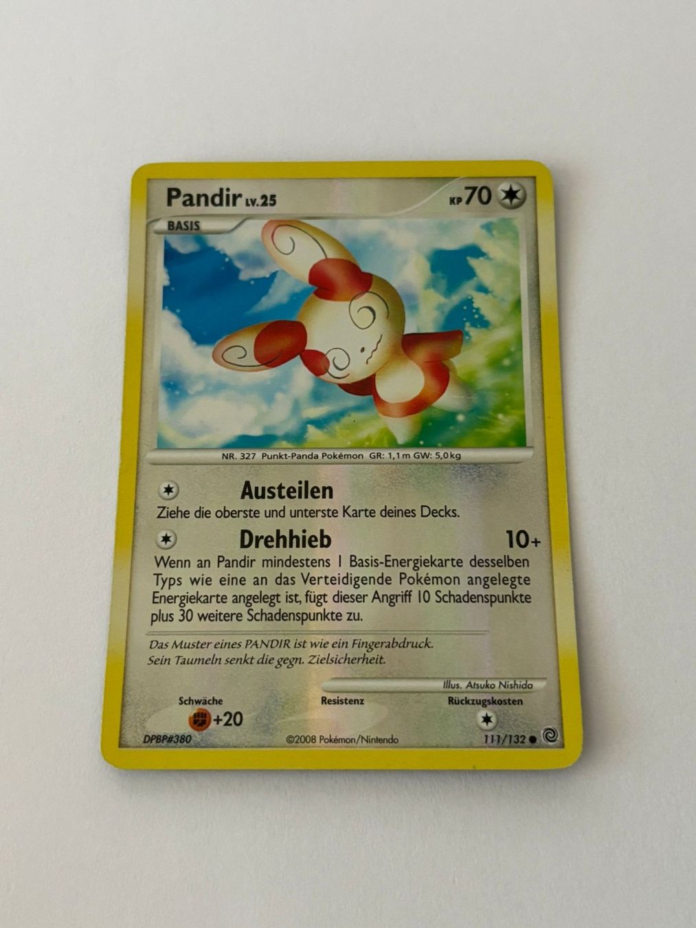 Pokémon Sammelbilder & Trading cards: Pokemon-Karte Pandir 111/132 – Gebraucht aus Herisau von Seyashop1