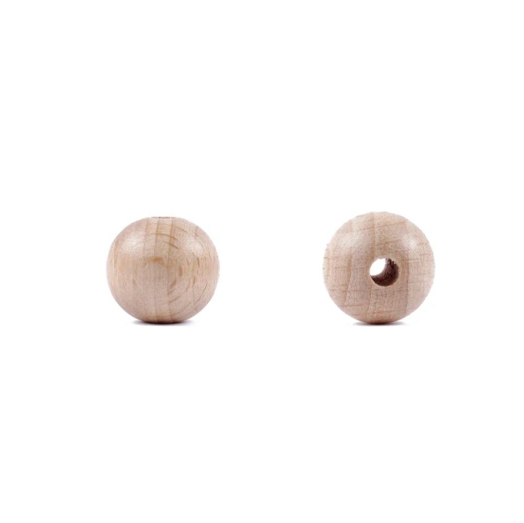 Perle (finte): Holz Perlen Buche 8mm, 50 Stück – Nuovo e nell'imballaggio originale da Menziken venduto da Mirager 1