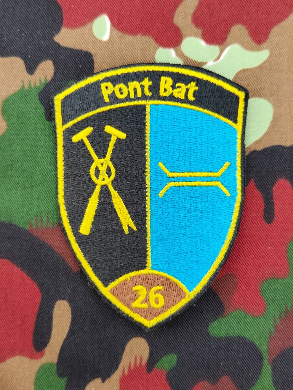 Schweizer Armee Placchette & Badge: Verbandsabzeichen Pont Bat 26 Kp 2 – Usato da Bauma venduto da SwissMilitaria