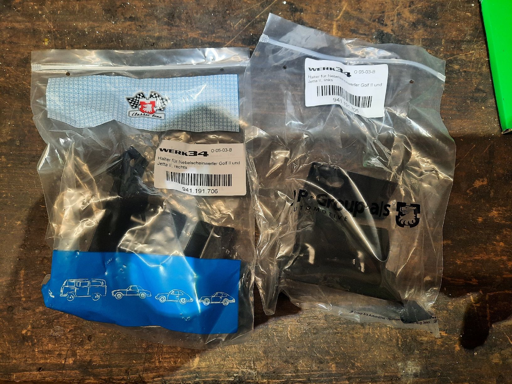 Volkswagen Alle Autoersatzteile: Supports phares à brouillard Golf 2 – Neu und originalverpackt aus Valeyres-sous-Rances von Cor_vintage_7 3