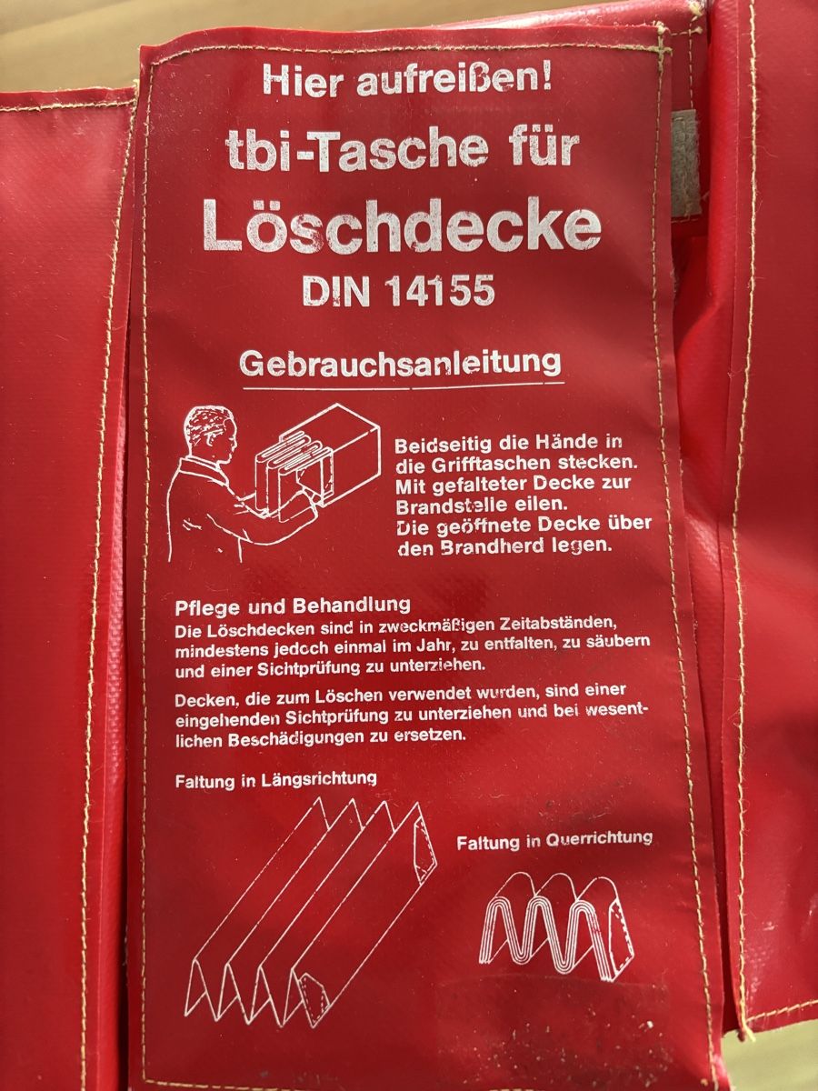 Extincteurs: Löschdecke – Neuf avec emballage d'origine à Arlesheim par MR_M_B 1