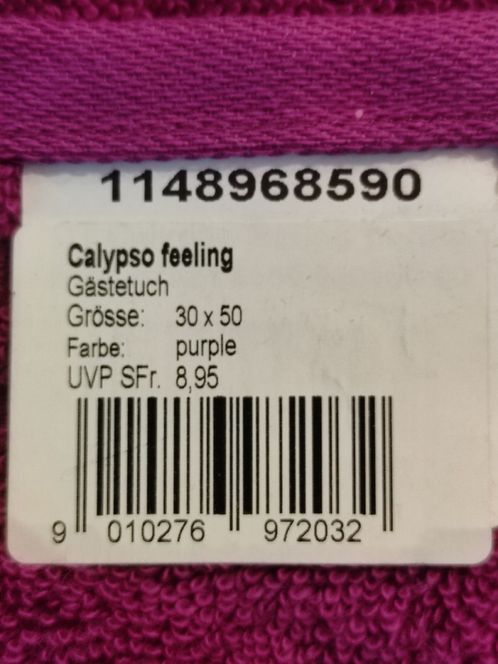 Vossen Teli da bagno: kleine Vossen Handtücher - Violett – Nuovo e nell'imballaggio originale da Siebnen venduto da Valora23 1