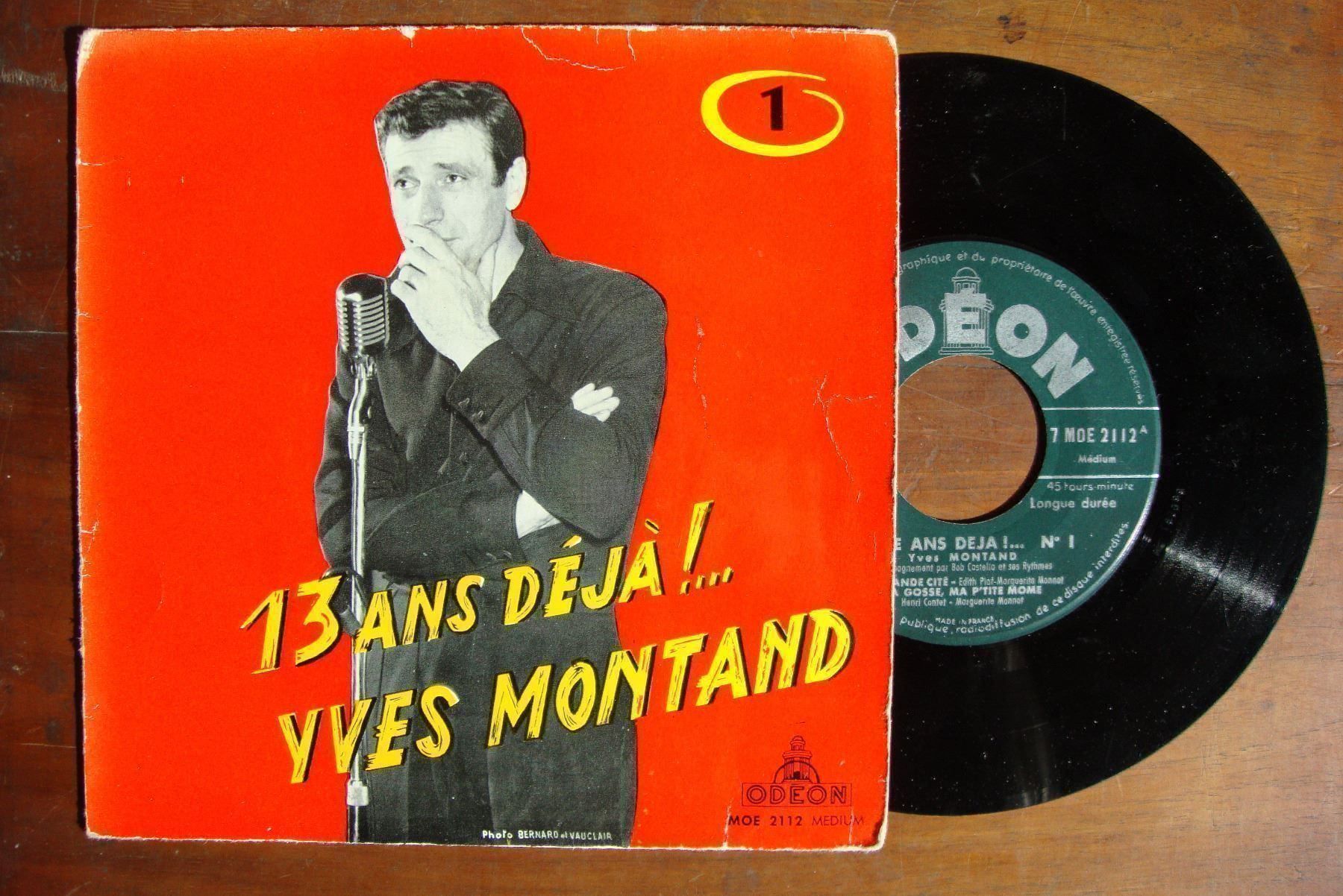 Dischi in vinile: YVES MONTAND - EP avec quatre chansons – Usato da Bern venduto da Uli_10_11