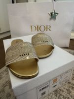 Dior DWay Gold Strass Grösse 35 neu