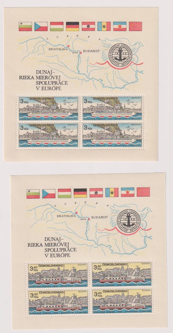Tutti i francobolli: 2 Kleinbogen . CSSR. Postfrisch. (12/1) – Nuovo (secondo la descrizione) da Koblenz venduto da Boerse6