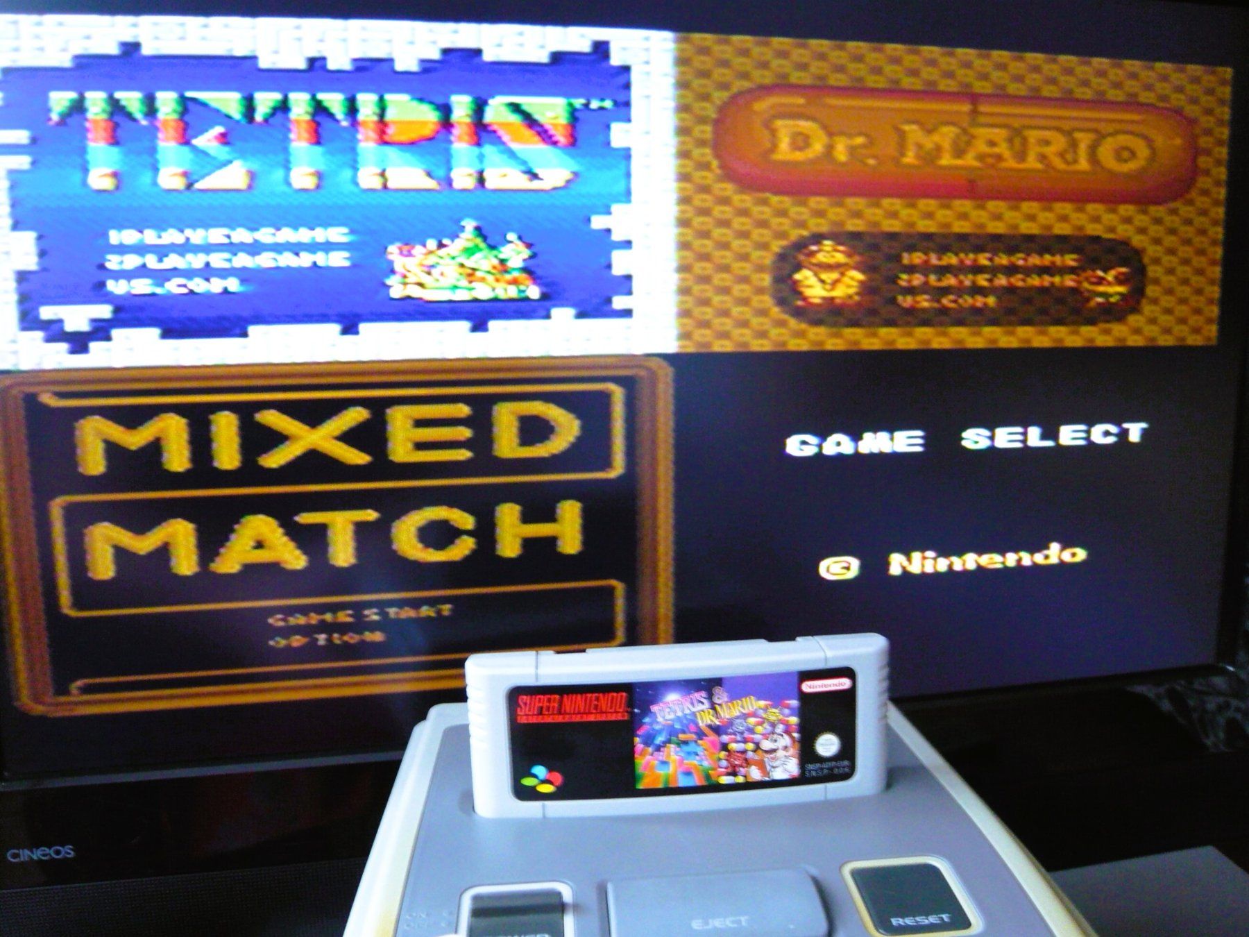 Nintendo Giochi: SNES: Dr Mario & Tetris – Usato da Onex venduto da Jaguar1986 1