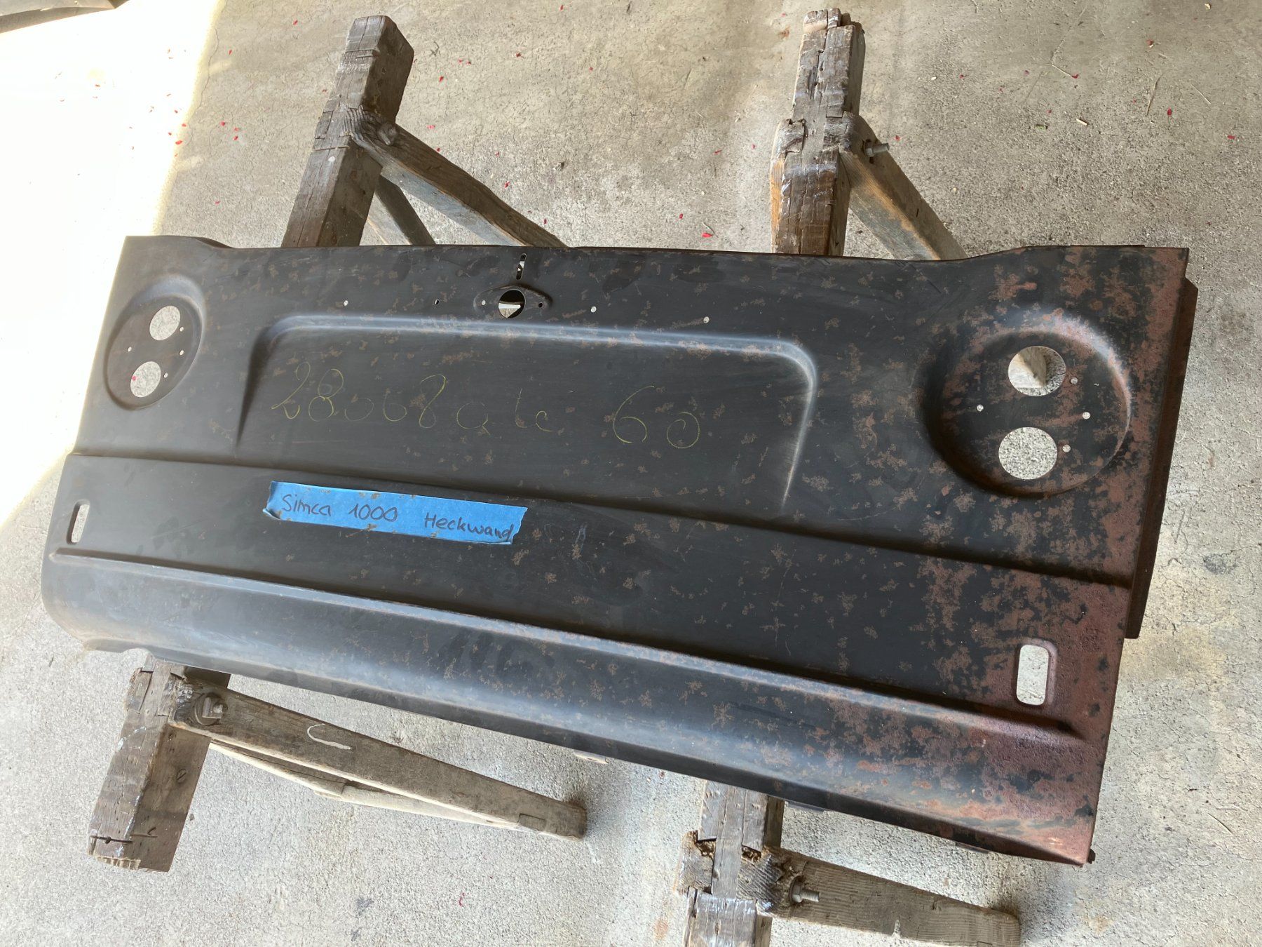 Alle Autoersatzteile: Heckblech Simca 1000 – Gebraucht aus Hämikon von Armin15